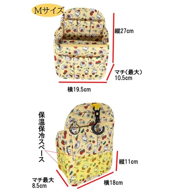BELLUNA（ベルーナ）の「保温保冷スペース付リュックインバッグ（ポーチ）」｜詳細画像