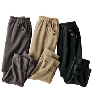 ルフラン（ルフラン）の「【３本組】ボタン裏ファーパンツ＜ポルン＞（その他パンツ）」