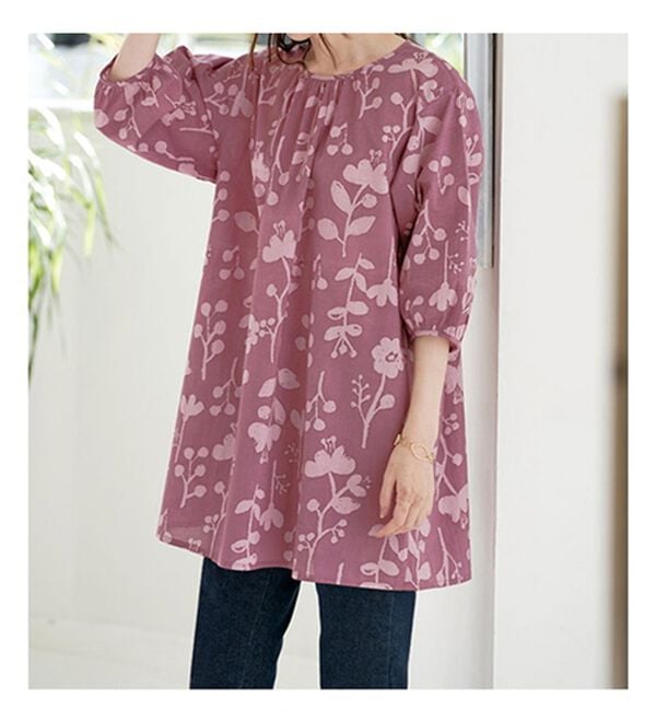 BELLUNA（ベルーナ）の「綿１００％ナチュラルプリントチュニック（チュニック）」｜詳細画像