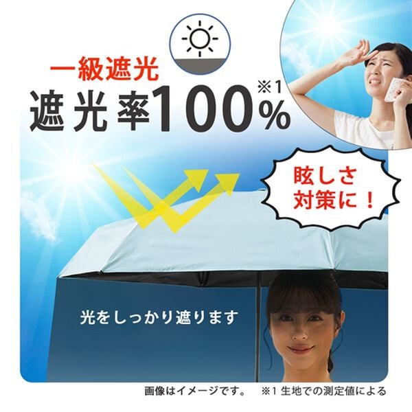 「晴雨兼用　コンパクト遮熱日傘（レイングッズ）」｜詳細画像