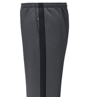 「＜シンプル＆プラス＞裏起毛暖かラインパンツ（メンズフルレングスパンツ）」｜チャコールグレー