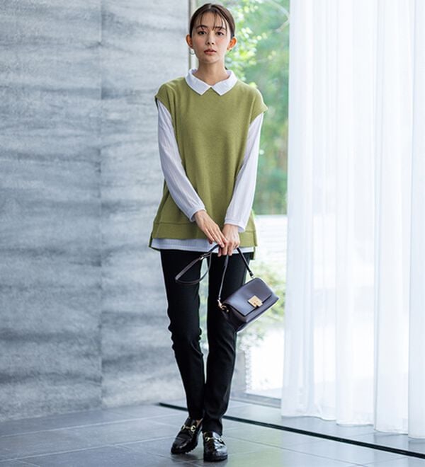 BELLUNA（ベルーナ）の「美ストレッチ素材レギンスパンツ（スパッツ・レギンス）」｜詳細画像