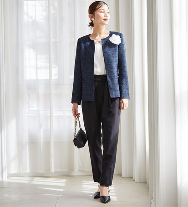 RANAN（ラナン）の「【４点セット】入学式卒業式に！選べるボトムスーツセット（パンツスーツ）」｜詳細画像