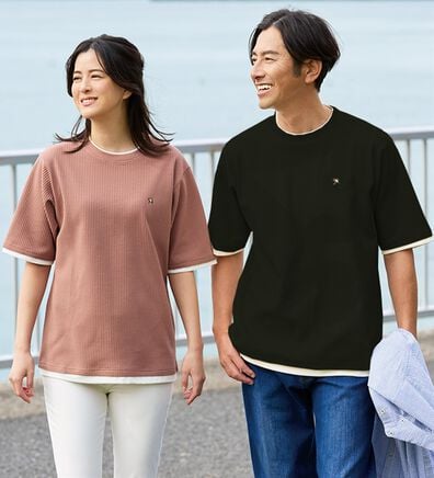 「アーノルド　パーマー　ワッフルレイヤードＴシャツ（メンズＴシャツ）」