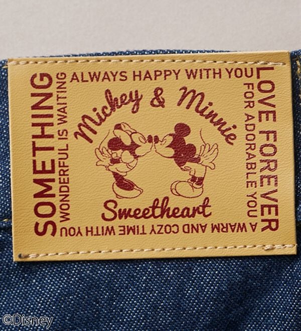 BELLUNA（ベルーナ）の「＜Ｄｉｓｎｅｙ＞刺しゅうデニムパンツ（ワイドパンツ・ガウチョ）」｜詳細画像