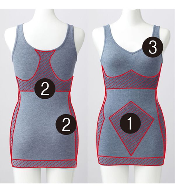 LAVIENNE（ラヴィエンヌ）の「美ラクるフィットカップ付インナー（ブラトップ・カップ付きインナー）」｜詳細画像