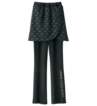 BELLUNA（ベルーナ）の「【ｍａｒｉｅ　ｃｌａｉｒｅ　ＳＰＯＲＴ】スカート付ジャージパンツ（フルレングスパンツ）」