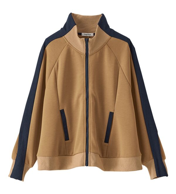 BELLUNA（ベルーナ）の「【Ｌａｇｒｉｌｕａ】配色ライン使いコクーンジャケット（その他ジャケット）」｜詳細画像