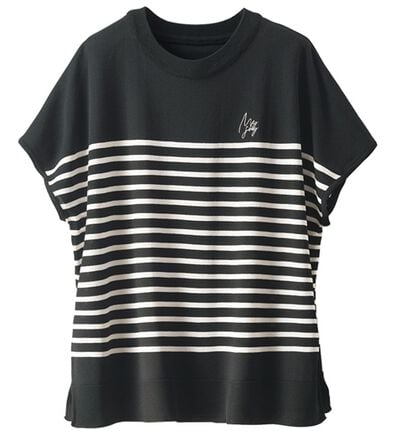 BELLUNA（ベルーナ）の「【快適Ｌａｂ．】Tシャツより上品！ひんやり洗えるニットＴ（ニット・セーター）」