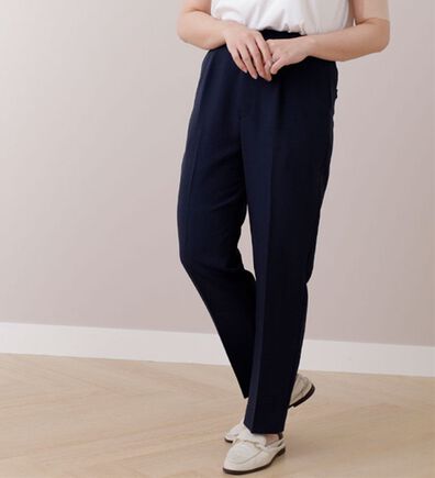 BELLUNA（ベルーナ）の「麻調素材テーパードパンツ（テーパードパンツ）」