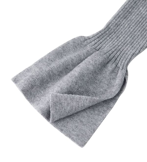 RANAN（ラナン）の「＜ムースタッチ＞洗える！バイカラータートルリブニット（ニット・セーター）」｜詳細画像