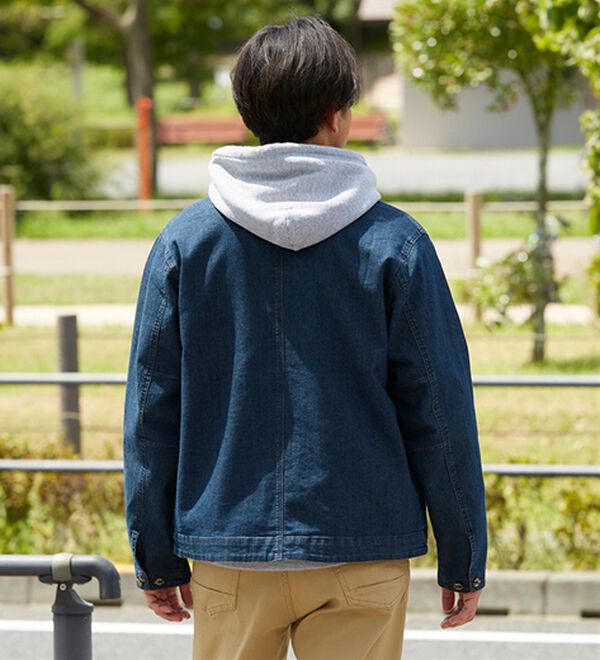 「＜アーノルド　パーマー＞ワンポイントデニムジャケット（メンズジャケット）」｜詳細画像