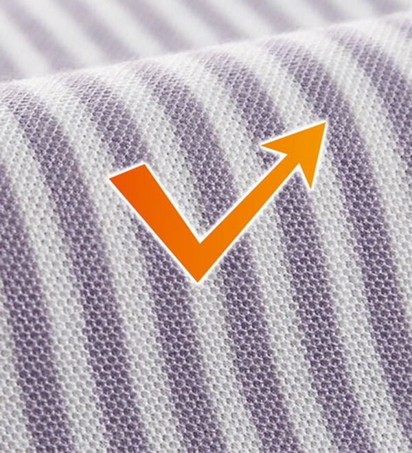 BELLUNA（ベルーナ）の「【多機能満載！】綿混素材かのこデザイン7分袖ポロシャツ（ポロシャツ）」｜詳細画像