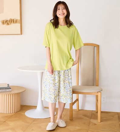 LAVIENNE（ラヴィエンヌ）の「ゆる涼カットソールームウェア（パジャマ・ルームウェア）」