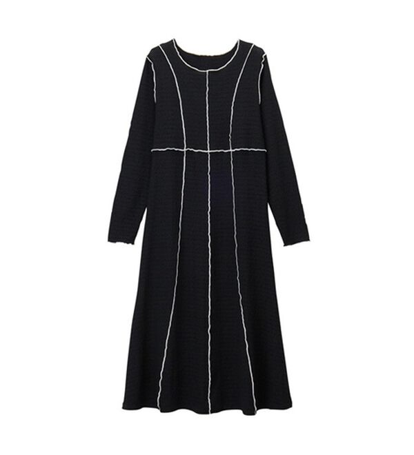 GeeRA（ジーラ）の「配色メローワンピース（カットソーワンピース）」｜詳細画像