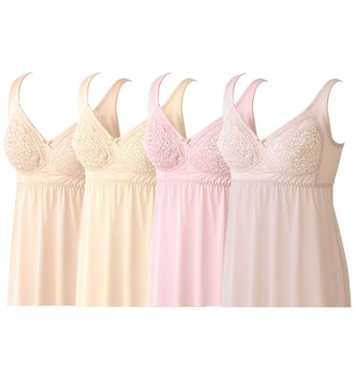 LAVIENNE（ラヴィエンヌ）の「【４色組】すっきりおさめるブラスリップ（肌着・インナーウェア）」