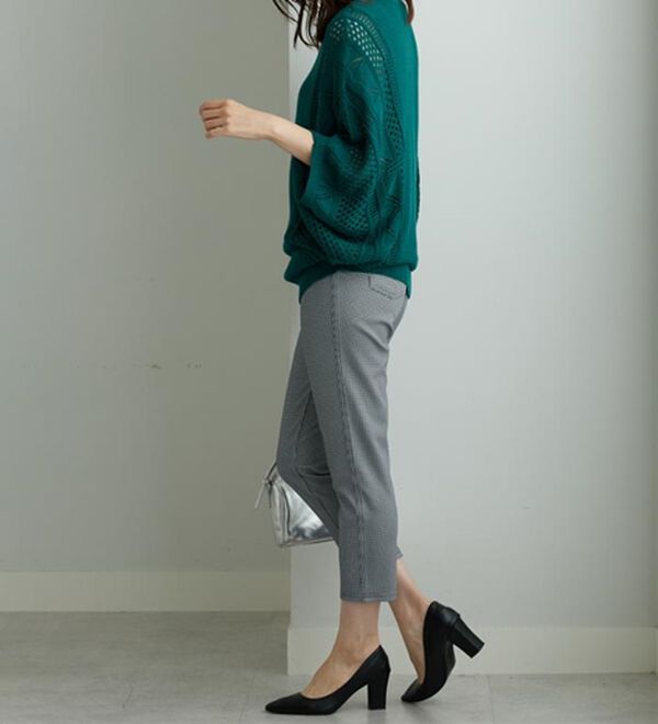 BELLUNA（ベルーナ）の「【接触冷感】ヒンヤリ速乾！かのこ素材レギンスパンツ（スパッツ・レギンス）」｜詳細画像