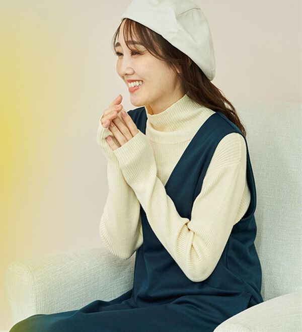 BELLUNA（ベルーナ）の「＜＆ｃｏｃｏｃｈｉ＞ハピネスコットン１００％ニットレギンス（スパッツ・レギンス）」｜詳細画像