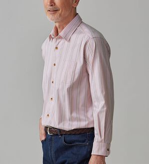 「＜カルビア＞着心地快適！楽ちんストレッチシャツ（メンズシャツ）」｜詳細画像