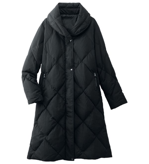 ルフラン（ルフラン）の「キルトデザインふんわり衿コート（ロングコート）」｜詳細画像