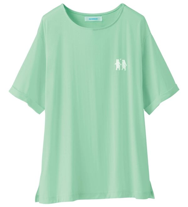 BELLUNA（ベルーナ）の「＜ＳＥＡ　ＢＲＥＥＺＥ＞冷感素材！プリントＴシャツ（カットソー）」｜詳細画像