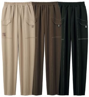 ルフラン（ルフラン）の「【３本組】はき心地快適！切替ステッチ裏起毛パンツ（その他パンツ）」｜3本組