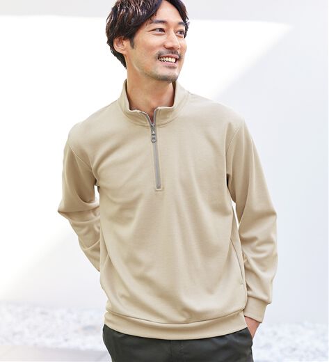 新品 ニューヨーカー 鹿の子ジャージーダッフルブルゾンL灰23019