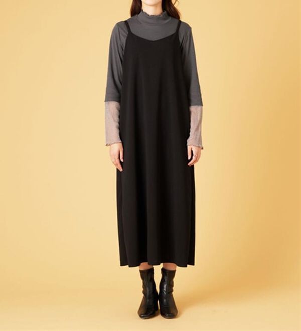 BELLUNA（ベルーナ）の「【2点セット】袖切替プルオーバー付ワンピアンサンブル（その他ワンピース）」｜詳細画像