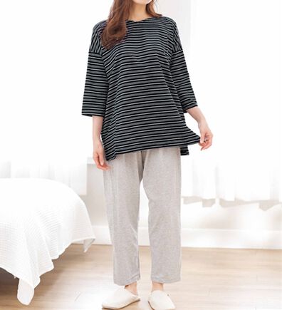 LAVIENNE（ラヴィエンヌ）の「１日中着ていたくなる綿１００％パジャマ（パジャマ・ルームウェア）」