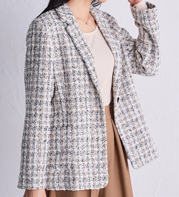 RANAN（ラナン）の「ツイードジャケット（テーラードジャケット）」｜詳細画像