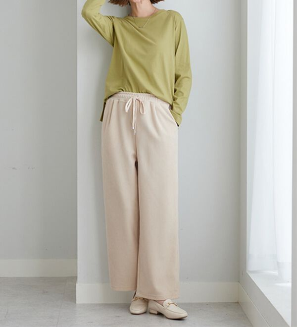 BELLUNA（ベルーナ）の「綿１００％大人顔サマ見えプルオーバー（カットソー）」｜詳細画像