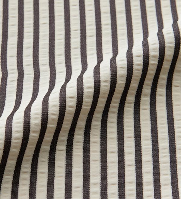 GeeRA（ジーラ）の「さらっと着やすい！ストライプワイドパンツ（フルレングスパンツ）」｜詳細画像