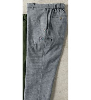 「＜アーノルド　パーマー＞快適ストレッチ裏起毛パンツ（メンズフルレングスパンツ）」｜グレンチェック