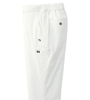 「＜アーノルド　パーマー＞ヒンヤリ冷感ストレッチパンツ（メンズフルレングスパンツ）」｜ホワイト