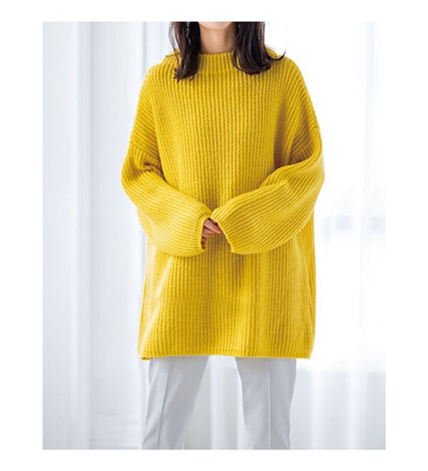 RANAN（ラナン）の「ふんわり！あぜ編ニットチュニック（チュニック）」｜詳細画像