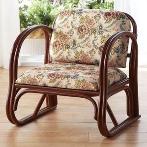 「籐固定式座椅子（椅子・チェア・スツール）」｜1