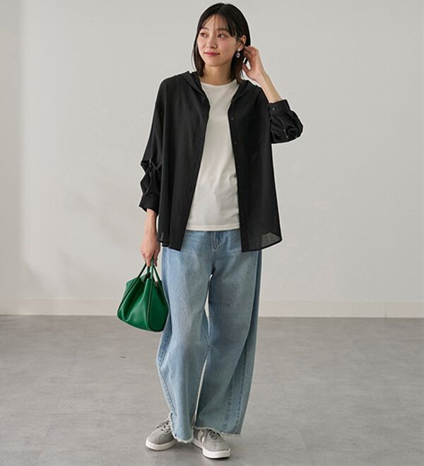 BELLUNA（ベルーナ）の「《ＨｕｇＲｅａｍコットン》冷房対策パーカー（パーカー）」｜詳細画像