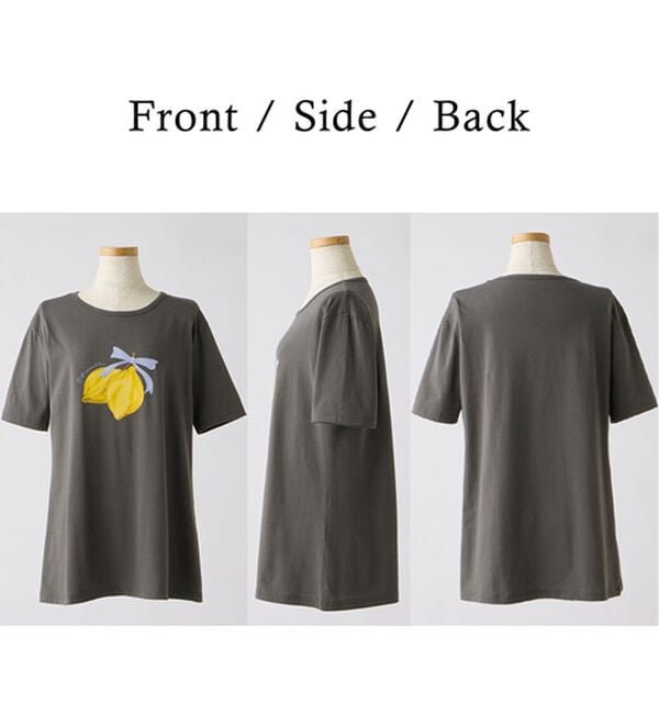 BELLUNA（ベルーナ）の「綿１００％プリントＴシャツ（Tシャツ）」｜詳細画像