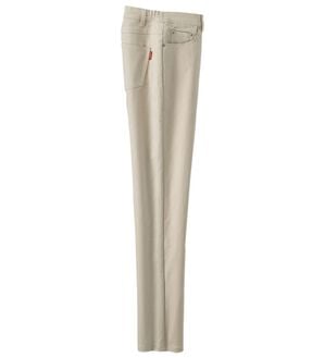 BELLUNA（ベルーナ）の「新！スーパーストレッチ素材デニムパンツ（フルレングスパンツ）」｜ベージュ