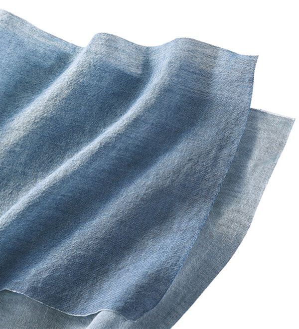 BELLUNA（ベルーナ）の「柔らかシアーデニム素材シャツチュニック（チュニック）」｜詳細画像