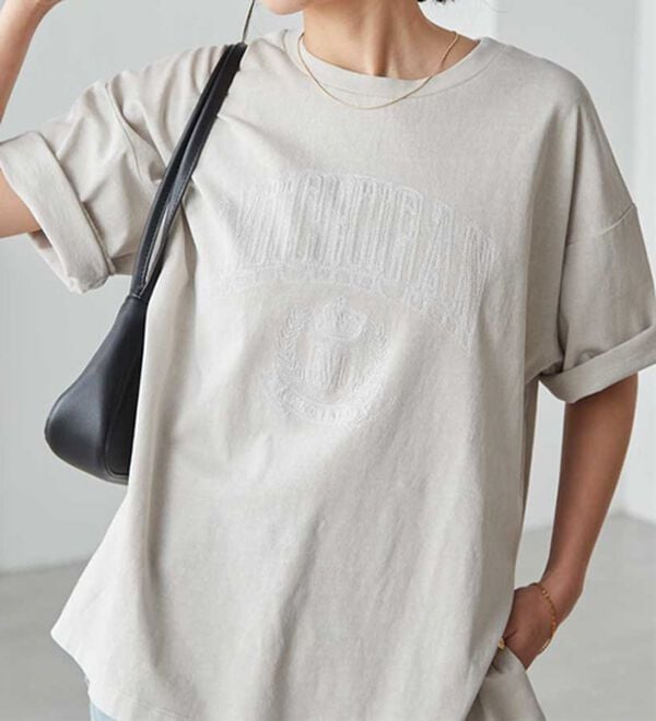 RANAN（ラナン）の「ヴィンテージライクロゴTシャツ（カットソー）」｜詳細画像