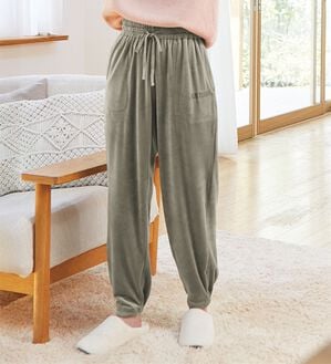 LAVIENNE（ラヴィエンヌ）の「まるで毛布！吸湿発熱ジョガーパンツ（その他パンツ）」｜グレージュ