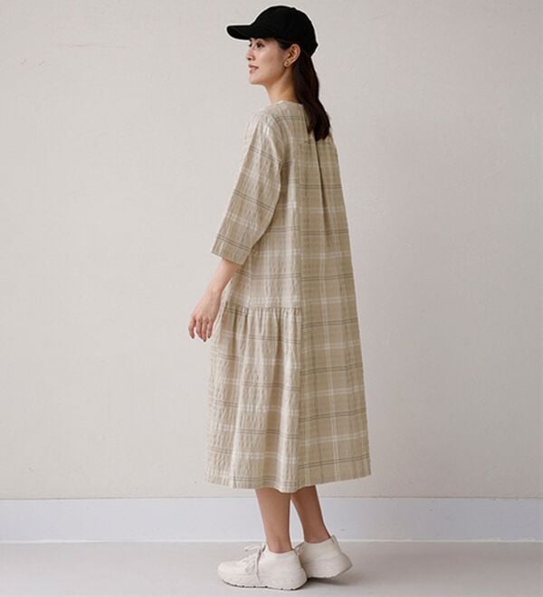 ルフラン（ルフラン）の「涼やか素材のゆったりワンピース（カットソーワンピース）」｜詳細画像