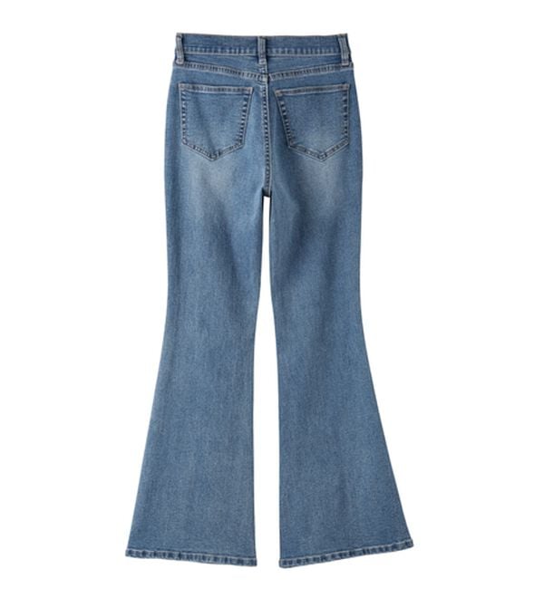 RANAN（ラナン）の「ストレッチフレアデニム（フルレングスパンツ）」｜詳細画像