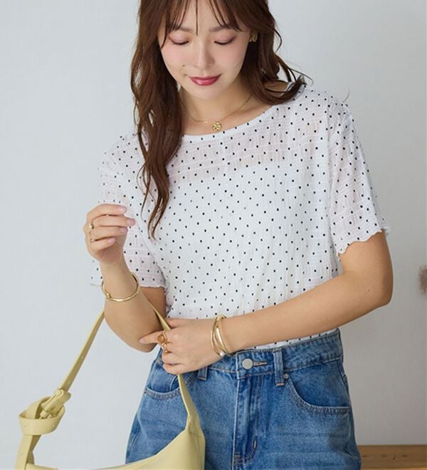 alotta（アロッタ）の「シアーシャーリングプルオーバー（カットソー）」｜詳細画像