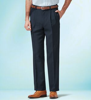 「裾上げ済ウエストストレッチスラックス（メンズスラックス）」｜詳細画像