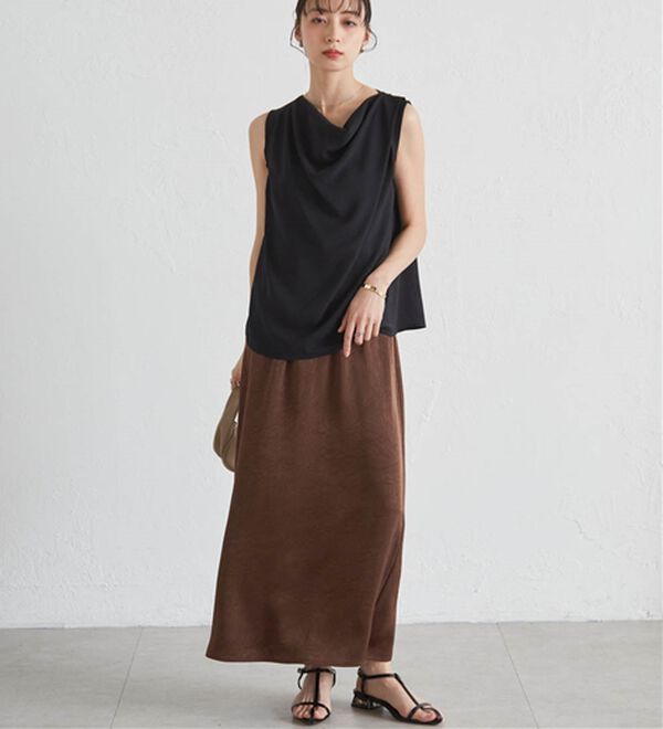 RANAN（ラナン）の「ノースリドレープブラウス（ブラウス）」｜詳細画像