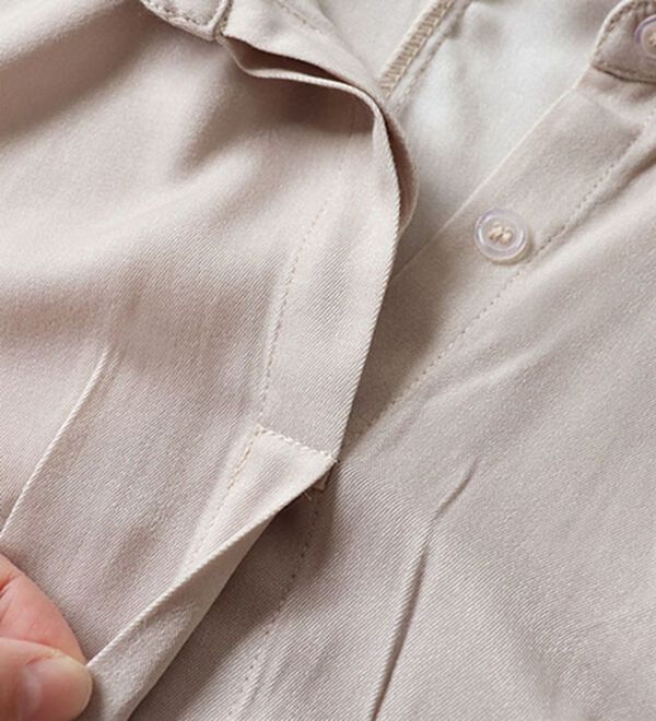 Pierrot（ピエロ）の「上品見えウエストタックシャツワンピース（カットソーワンピース）」｜詳細画像