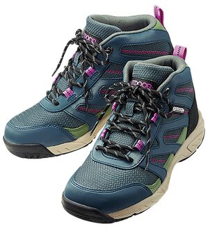 BELLUNA（ベルーナ）の「アサヒ＜アウトドアプロダクツ＞ハイカット防水滑りにくいスニーカー（スニーカー）」｜ネイビー