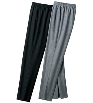 ルフラン（ルフラン）の「【２本組】日本製裾ファスナー付涼やか夏パンツ（フルレングスパンツ）」｜詳細画像